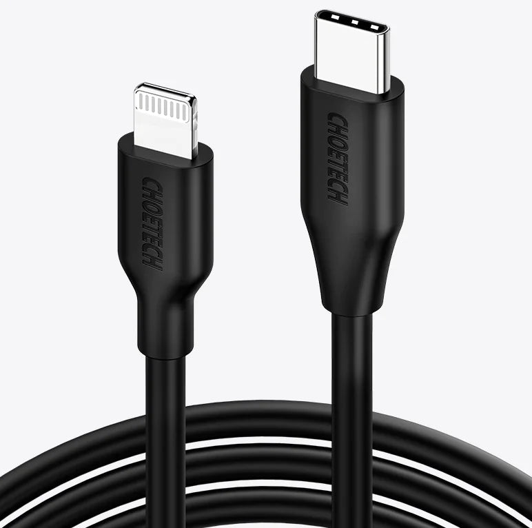 CHOETECH 2m USB-C to Lightning MFi Certified Cable