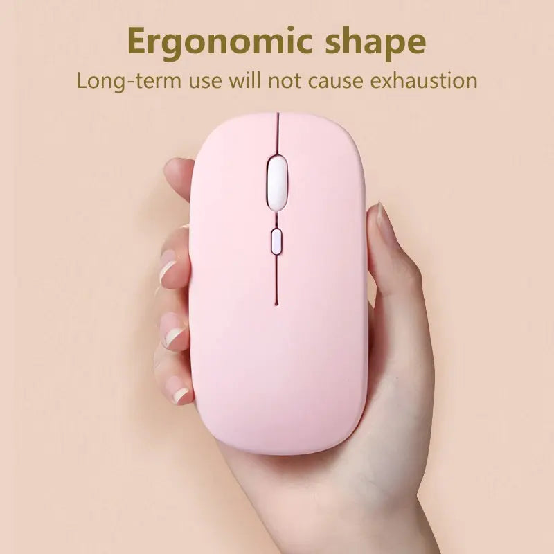 Portable Wireless Bluetooth Silent Ergonomic Mouse